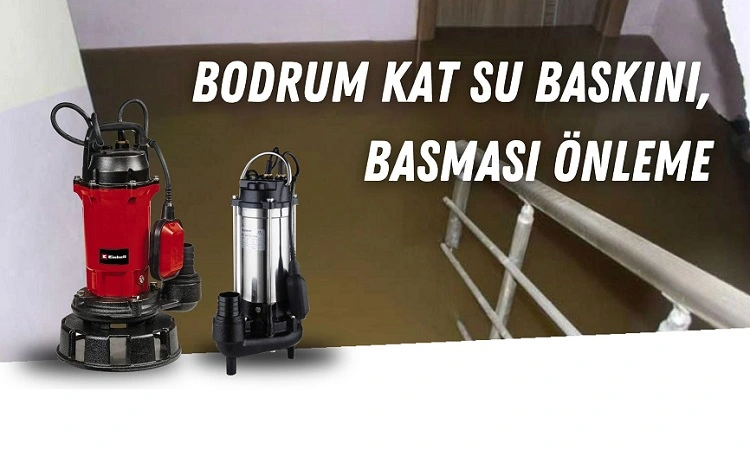 Bodrum Kat Garaj Otopark Su Boşaltma